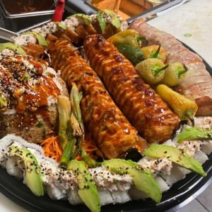 Charola de Sushi wow